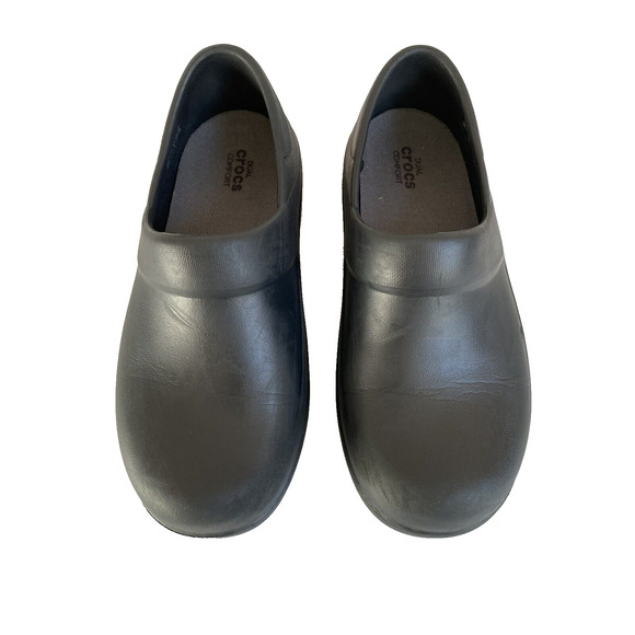 CROCS Women's Classic Black Mules - Picture 5 of 6